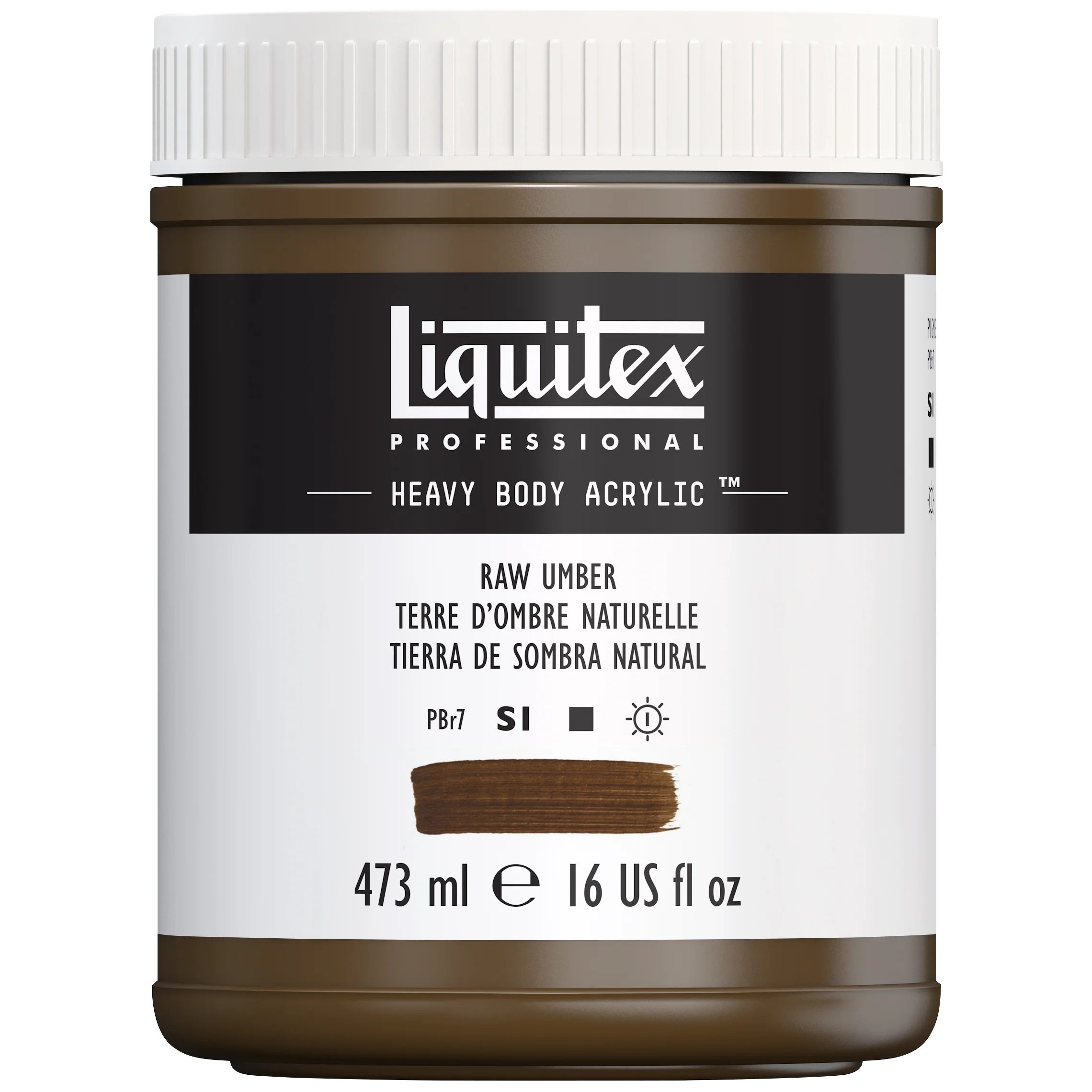 Professional Heavy Body Acrylic - Raw Umber - Image 4
