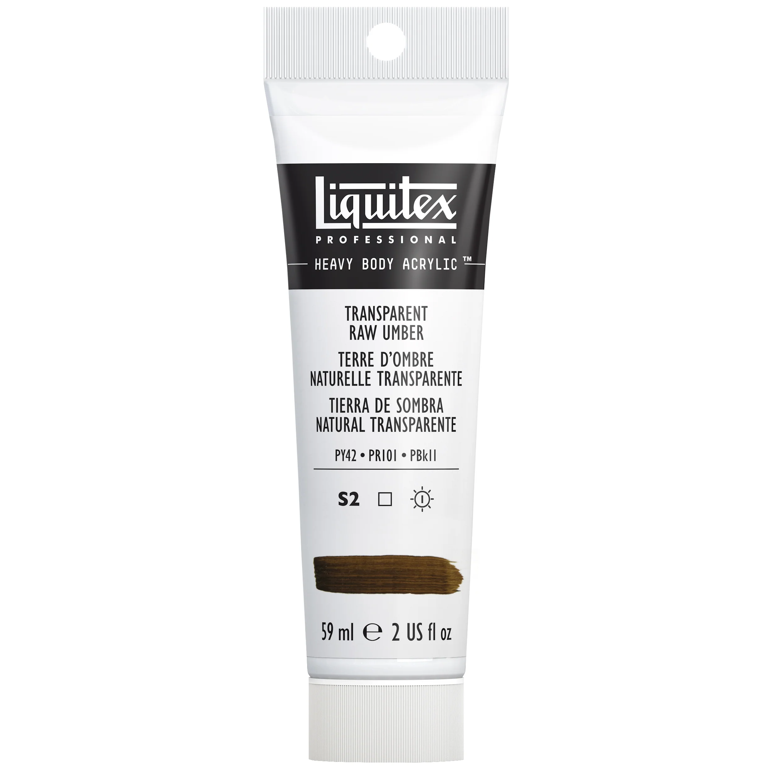Professional Heavy Body Acrylic - Transparent Raw Umber - Image 2