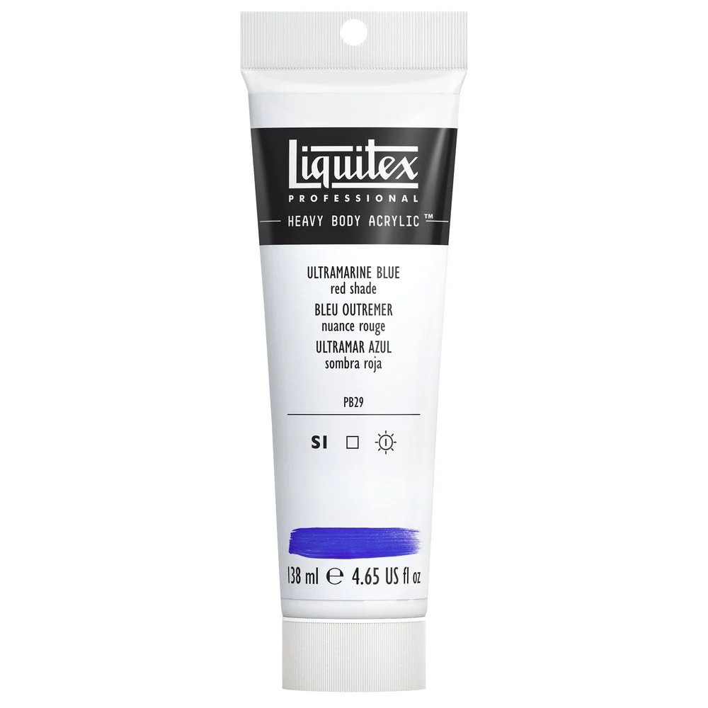 Professional Heavy Body Acrylic - Ultramarine Blue Red Shade - Image 3