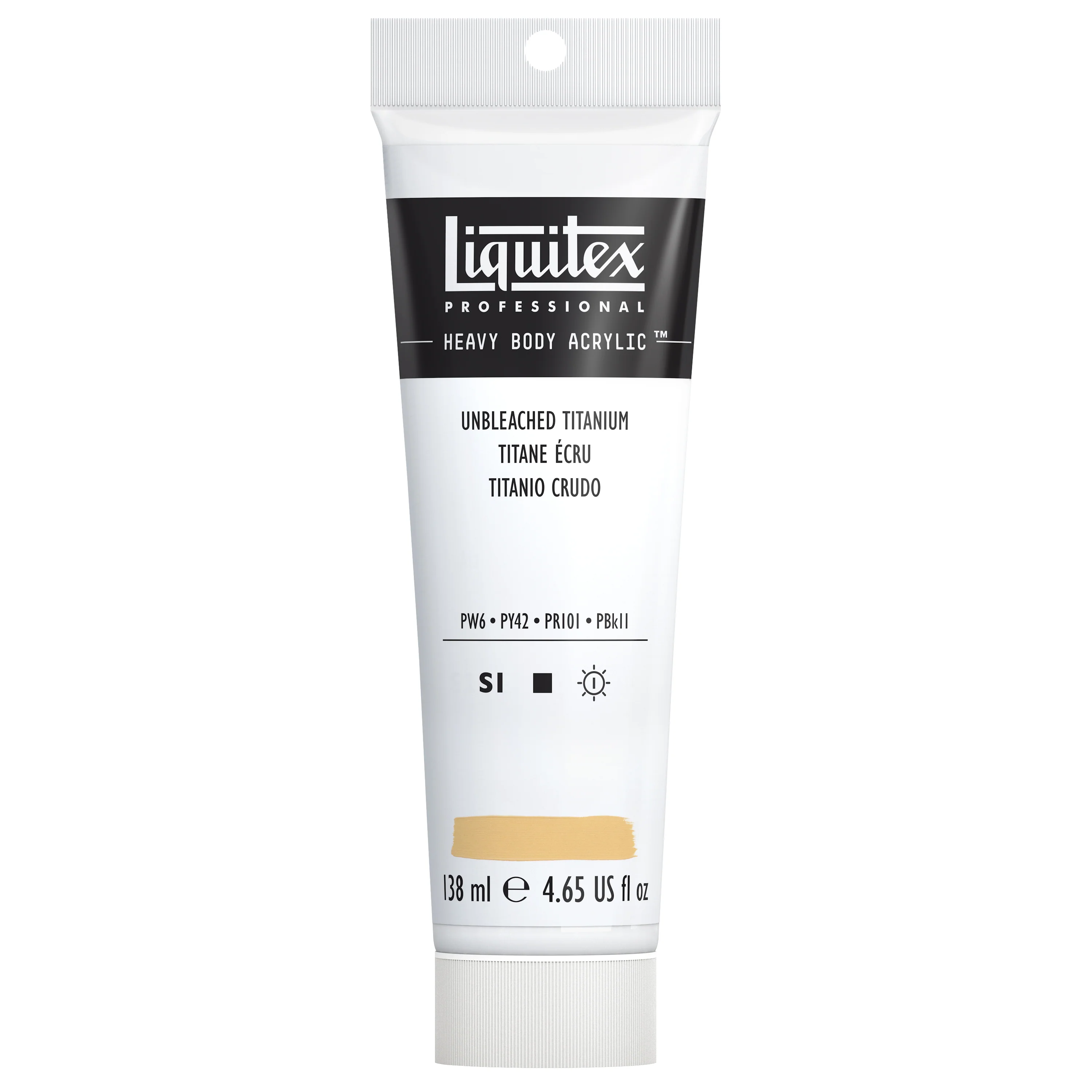 Professional Heavy Body Acrylic - Unbleached Titanium - Image 3