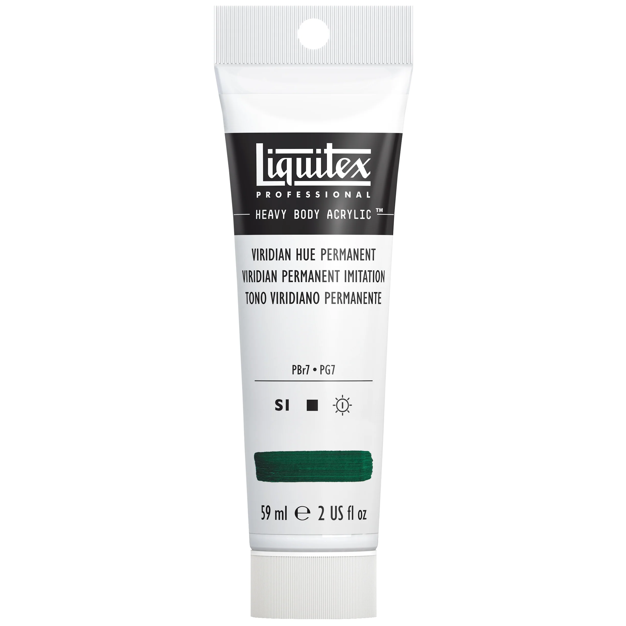 Professional Heavy Body Acrylic - Viridian Hue Permanent - Image 2
