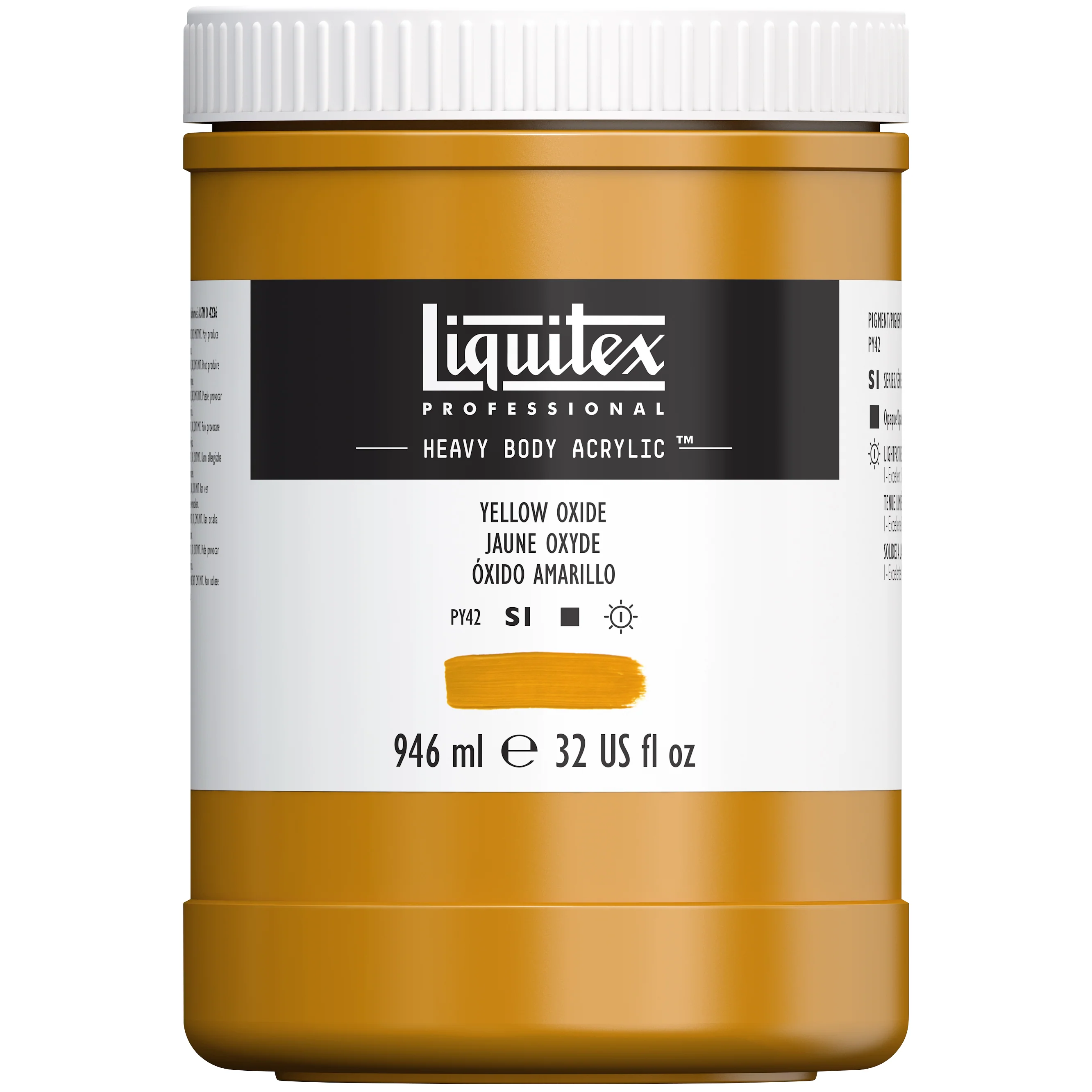 Professional Heavy Body Acrylic - Yellow Oxide - Image 5