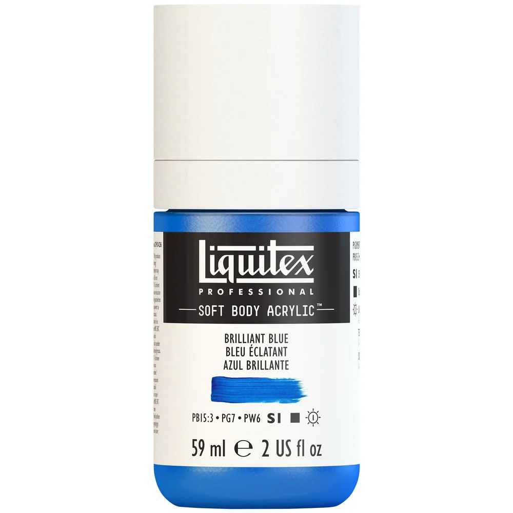 Professional Soft Body Acrylic - Brilliant Blue - Universal - Image 2