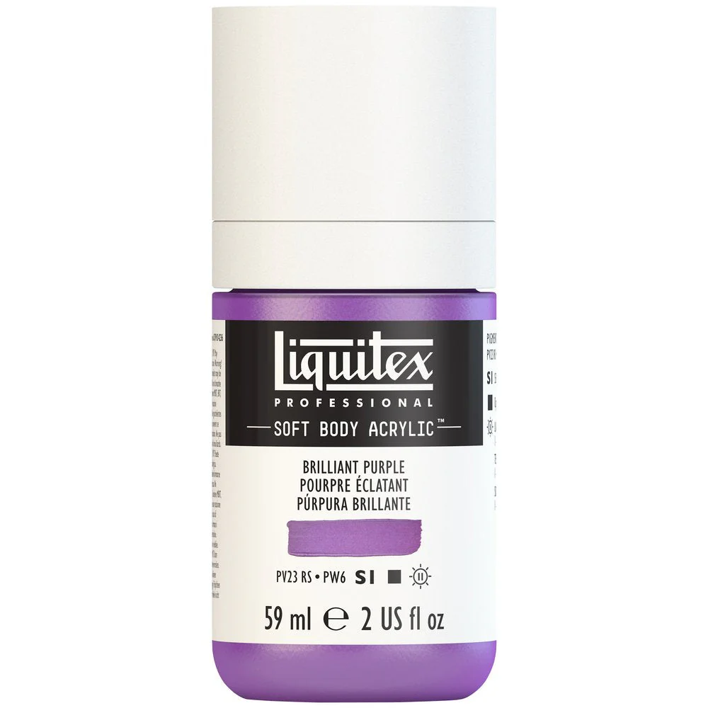 Professional Soft Body Acrylic - Brilliant Purple - Universal - Image 2