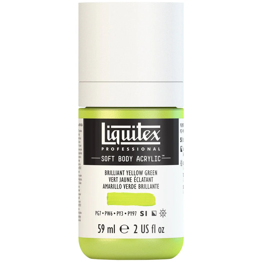 Professional Soft Body Acrylic - Brilliant Yellow Green - Universal - Image 2