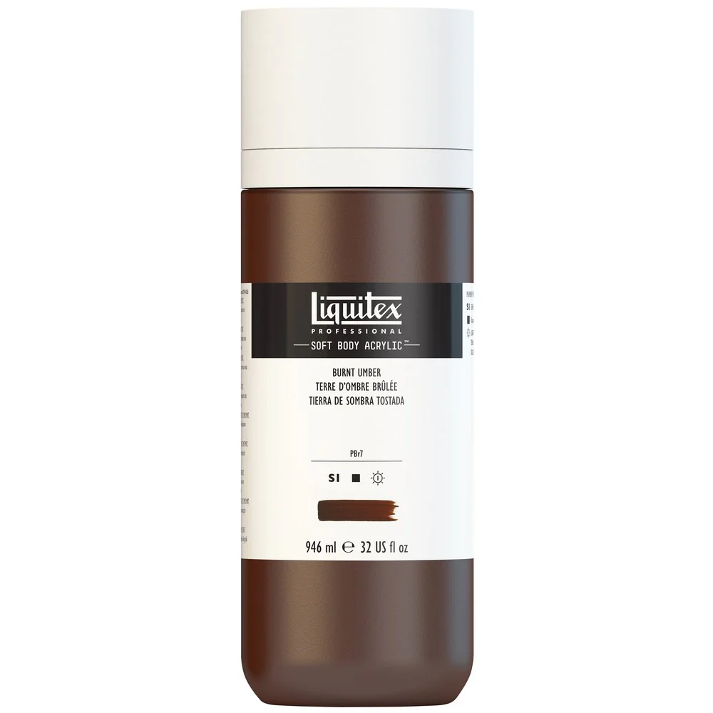 Professional Soft Body Acrylic - Burnt Umber - Universal - Image 4