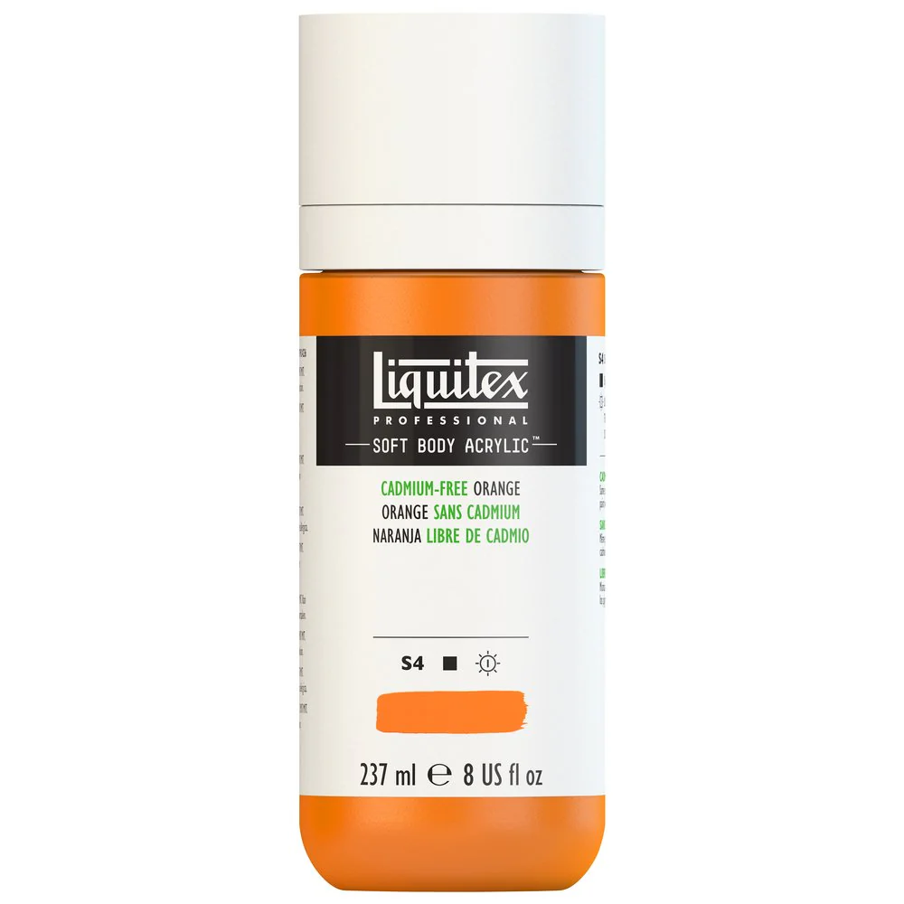 Professional Soft Body Acrylic - Cadmium-Free Orange - Universal - Image 3