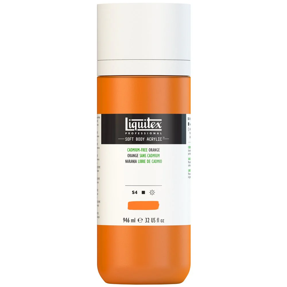 Professional Soft Body Acrylic - Cadmium-Free Orange - Universal - Image 4