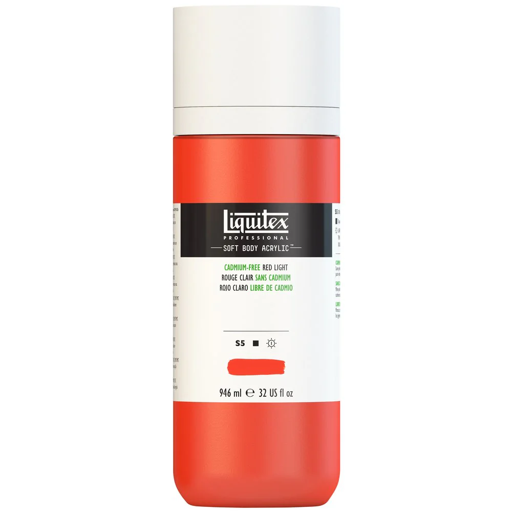 Professional Soft Body Acrylic - Cadmium-Free Red Light - Universal - Image 4