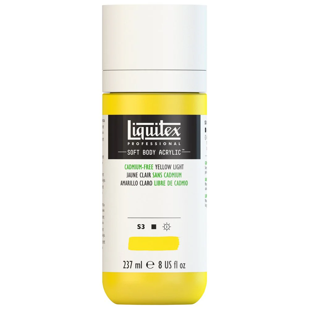 Professional Soft Body Acrylic - Cadmium-Free Yellow Light - Universal - Image 3