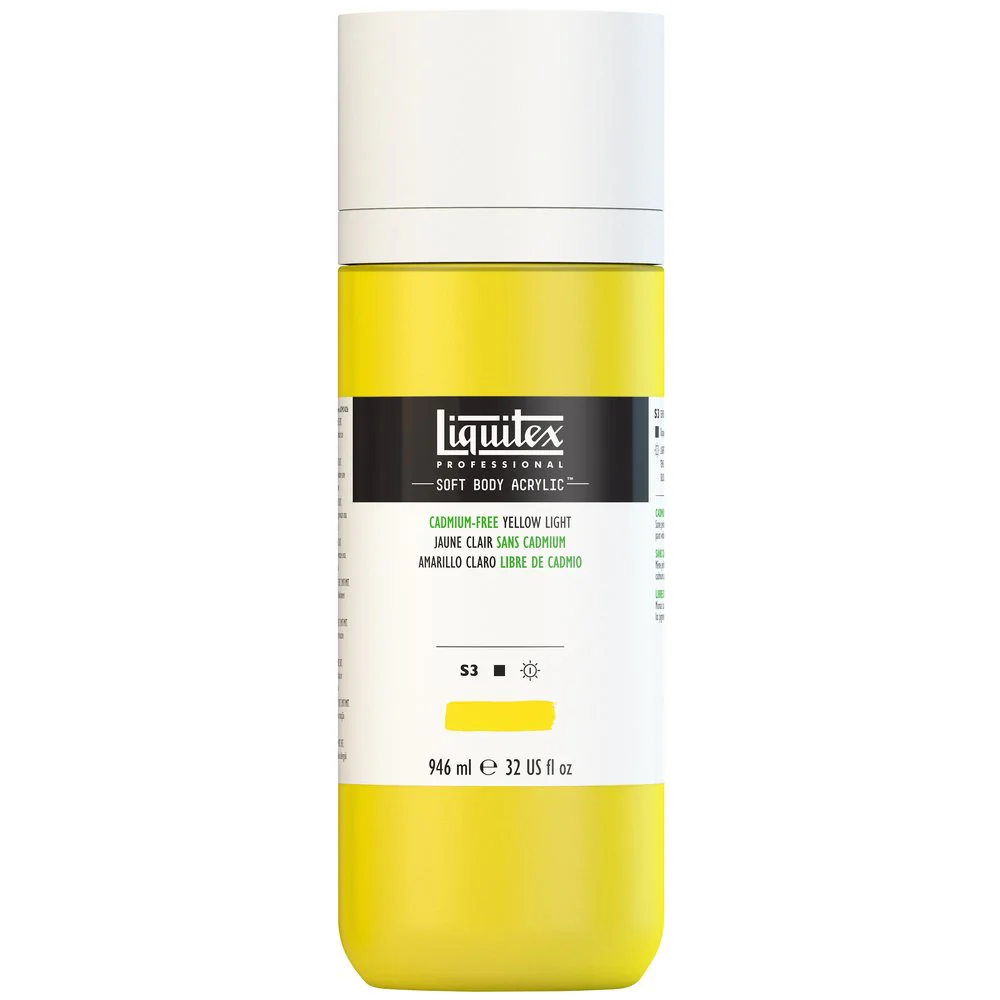 Professional Soft Body Acrylic - Cadmium-Free Yellow Light - Universal - Image 4