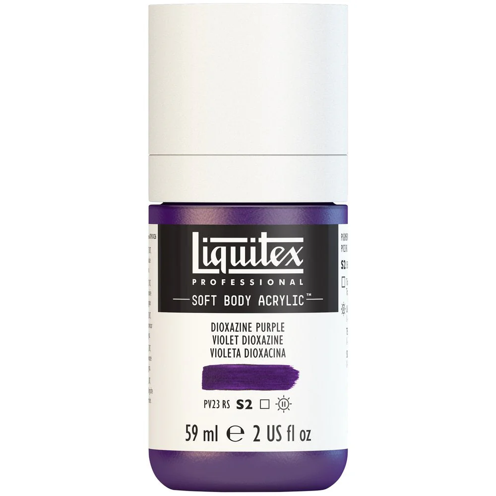 Professional Soft Body Acrylic - Dioxazine Purple - Universal - Image 2