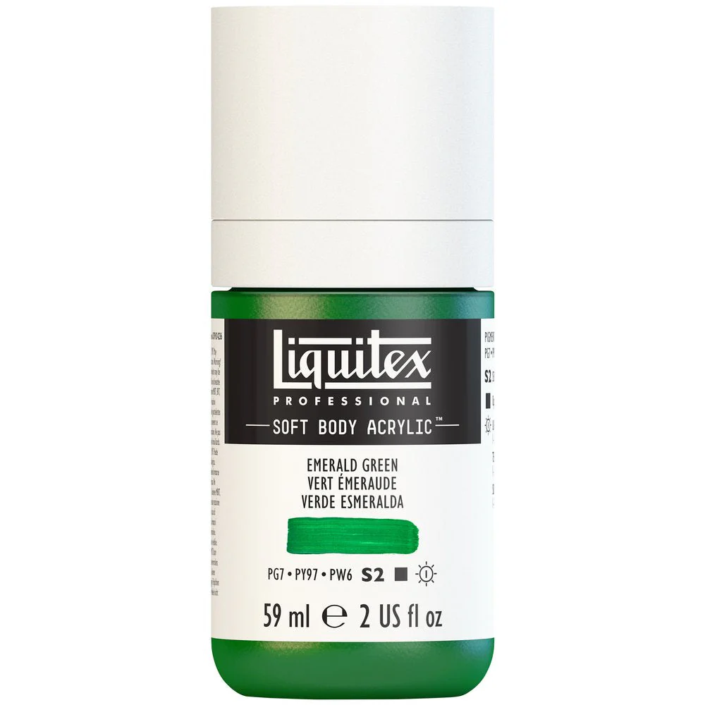 Professional Soft Body Acrylic - Emerald Green - Universal - Image 2