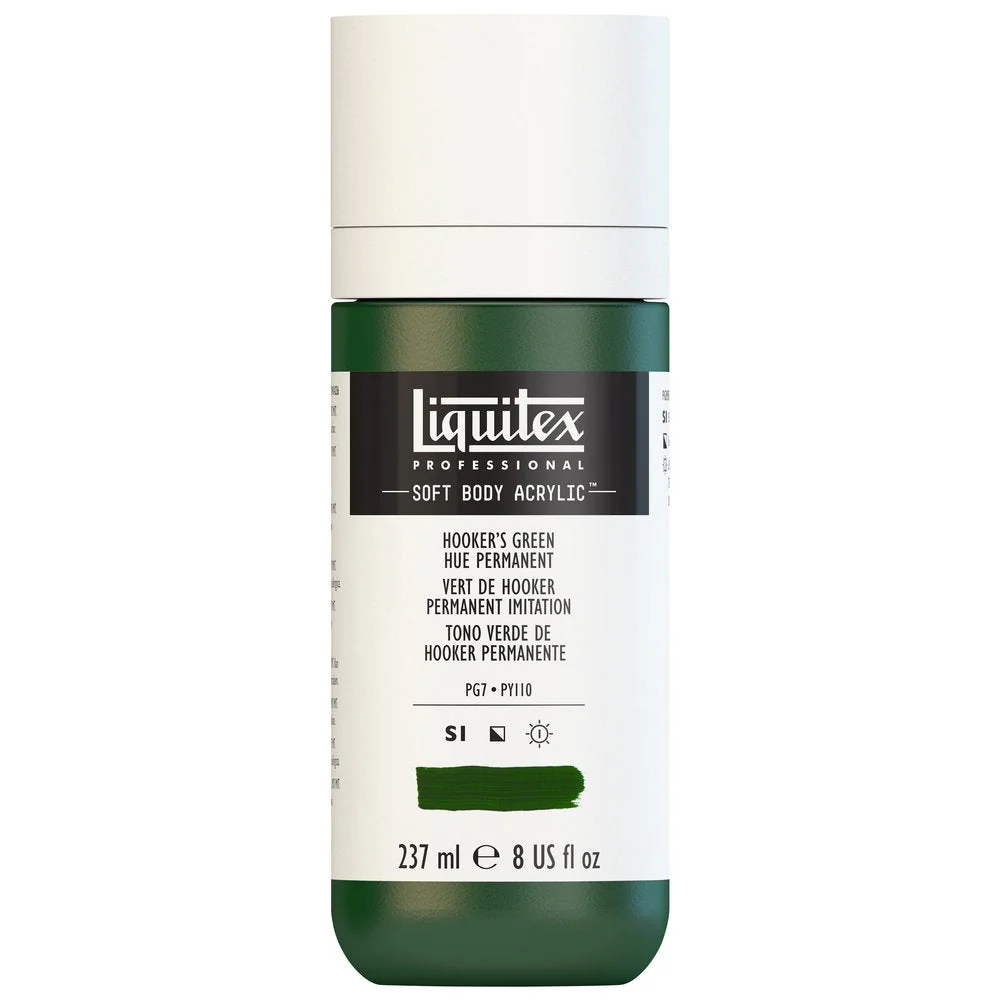 Professional Soft Body Acrylic - Hooker’s Green Hue Permanent - Universal - Image 3