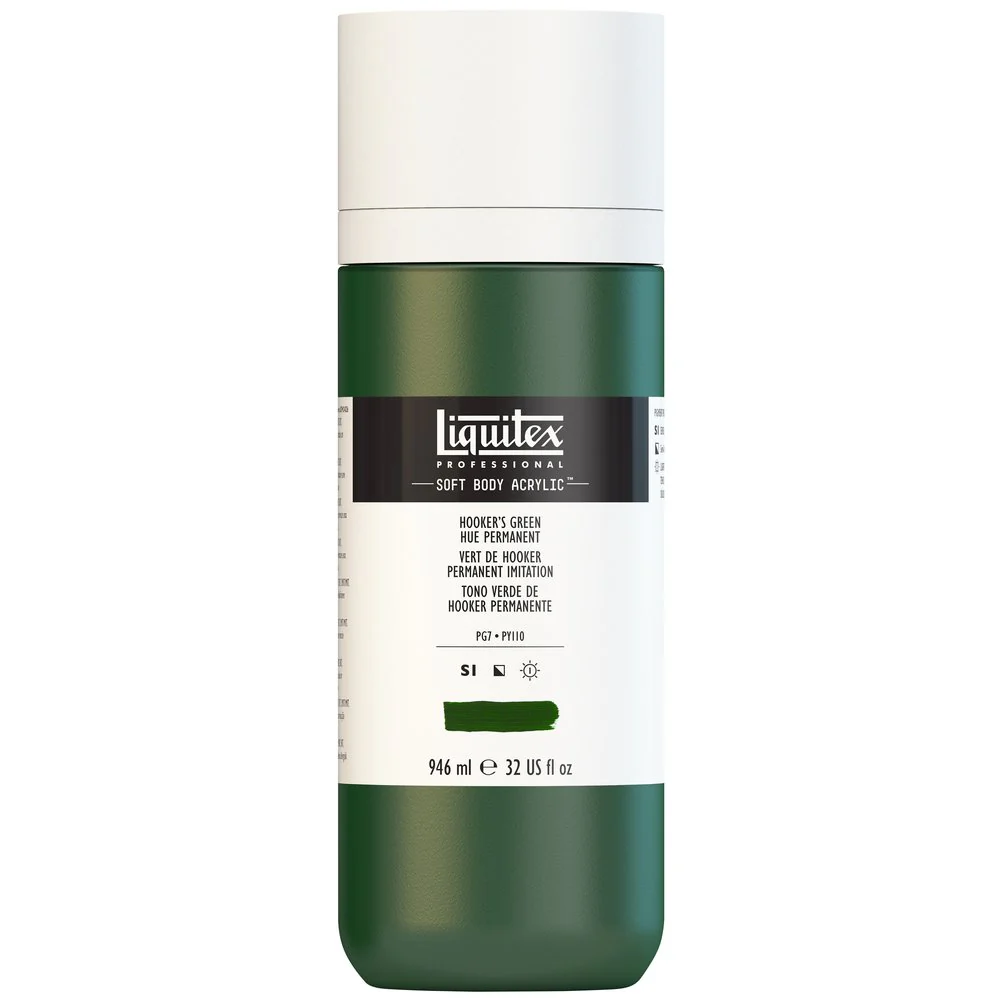 Professional Soft Body Acrylic - Hooker’s Green Hue Permanent - Universal - Image 4