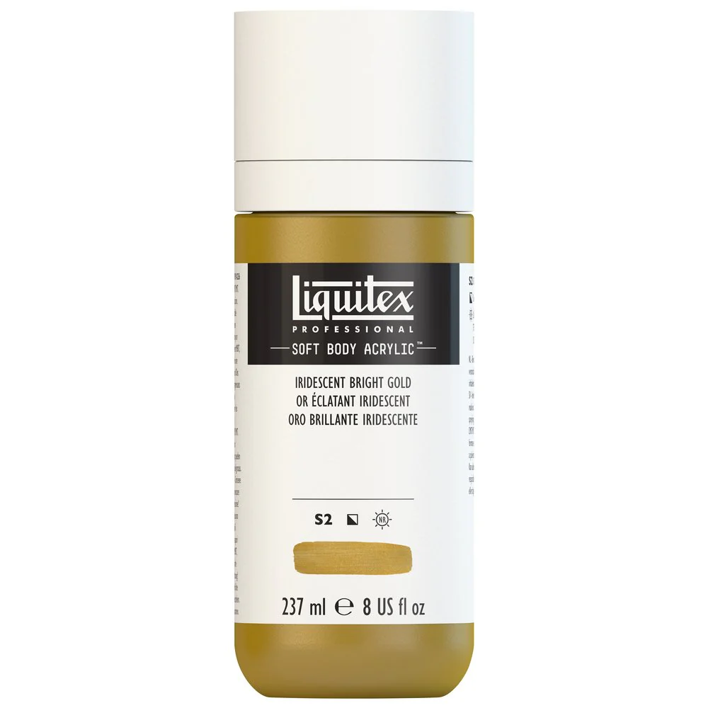 Professional Soft Body Acrylic - Iridescent Bright Gold - Universal - Image 3