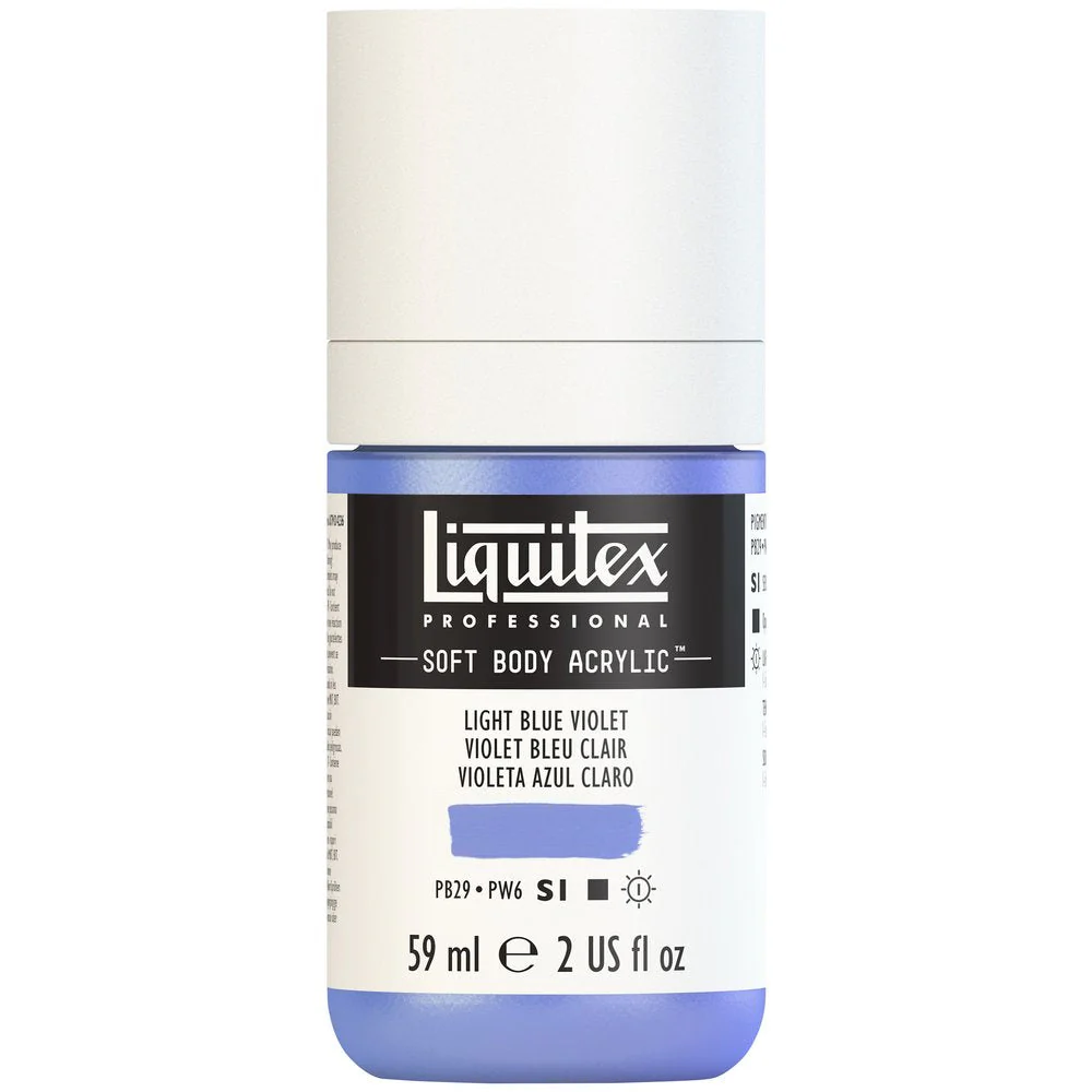 Professional Soft Body Acrylic - Light Blue Violet - Universal - Image 2