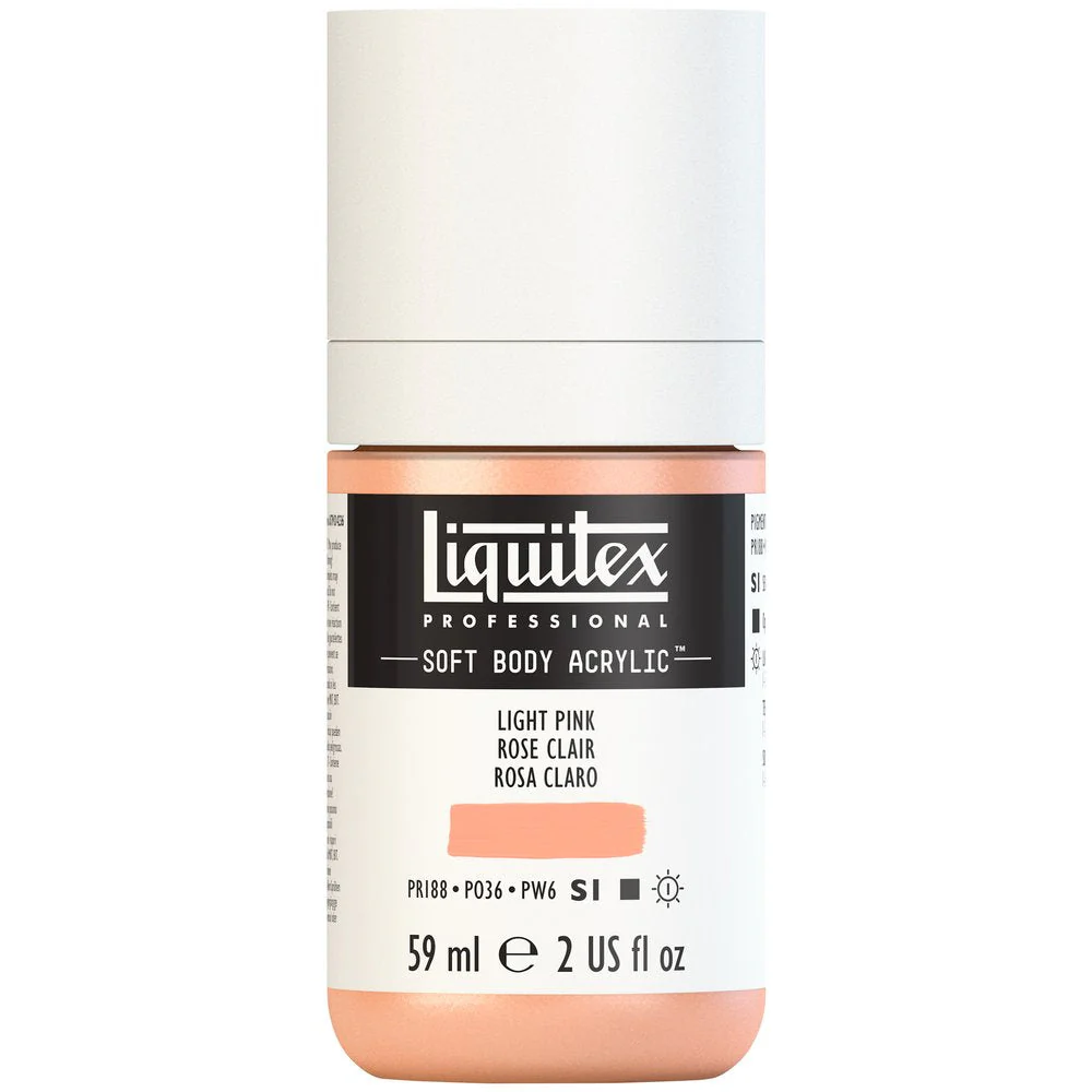 Professional Soft Body Acrylic - Light Pink - Universal - Image 2