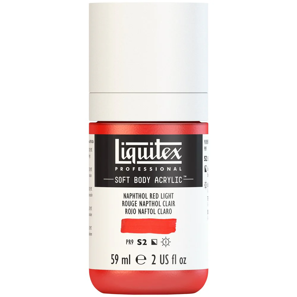 Professional Soft Body Acrylic - Naphthol Red Light - Universal - Image 2