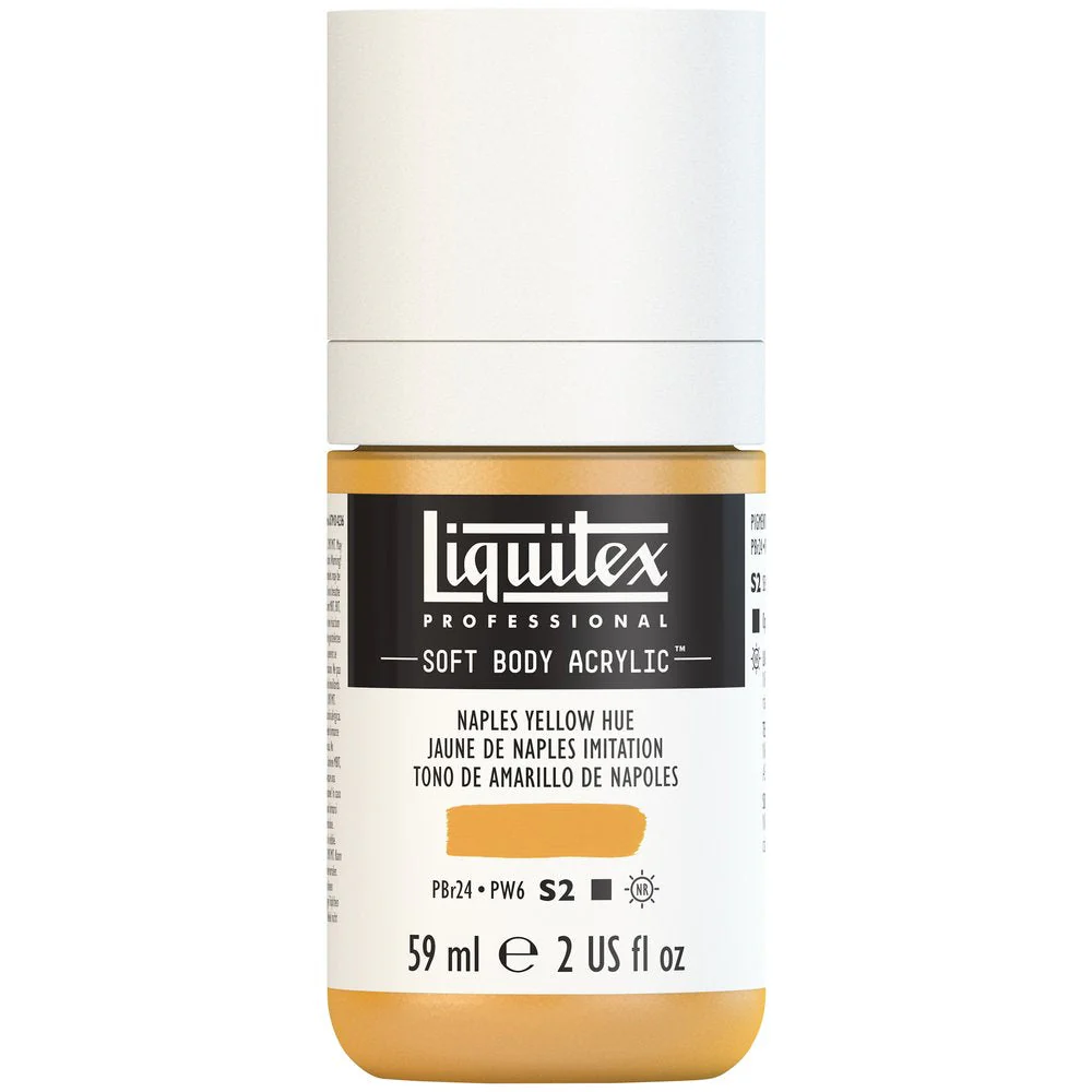Professional Soft Body Acrylic - Naples Yellow Hue - Universal - Image 2