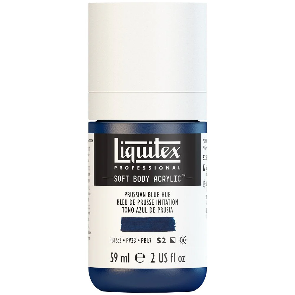 Professional Soft Body Acrylic - Prussian Blue Hue - Universal - Image 2