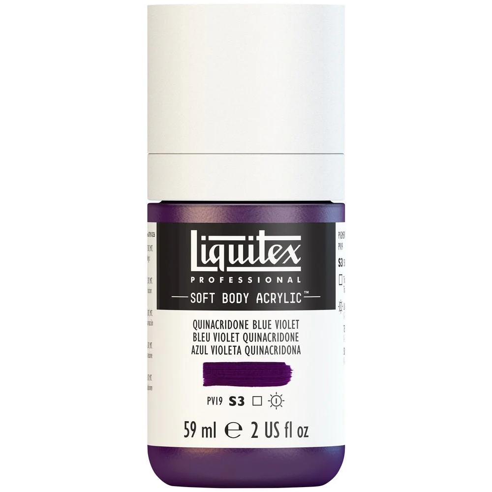 Professional Soft Body Acrylic - Quinacridone Blue Violet - Universal - Image 2