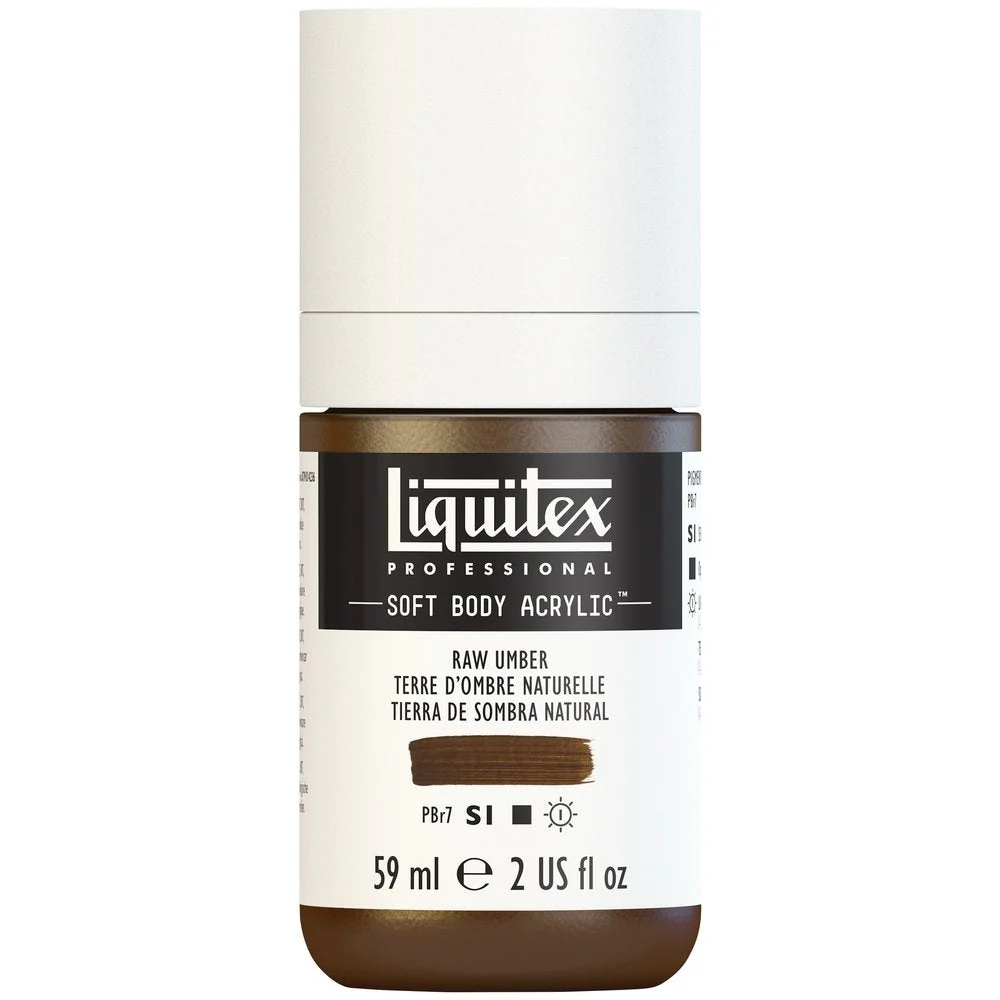 Professional Soft Body Acrylic - Raw Umber - Universal - Image 2