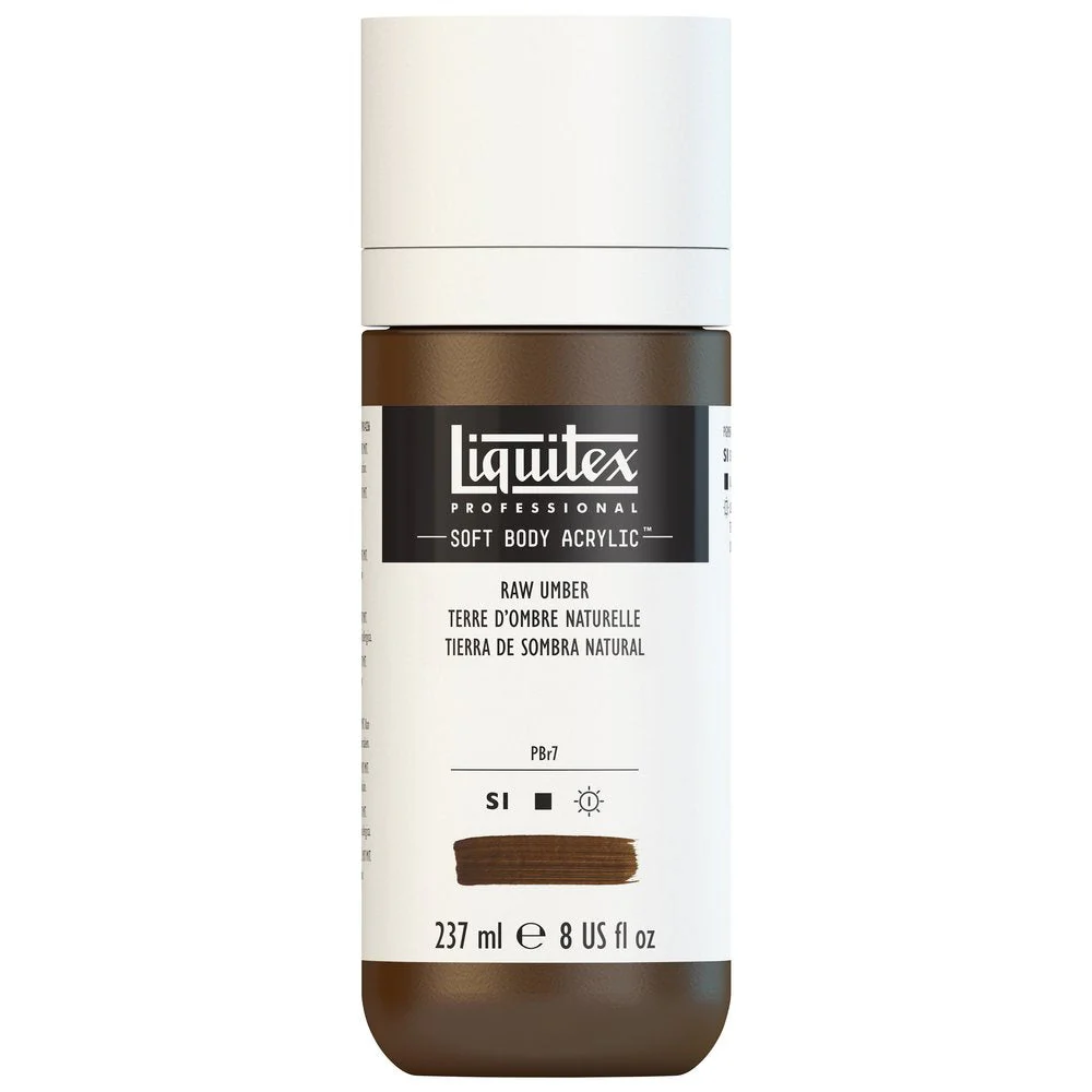 Professional Soft Body Acrylic - Raw Umber - Universal - Image 3