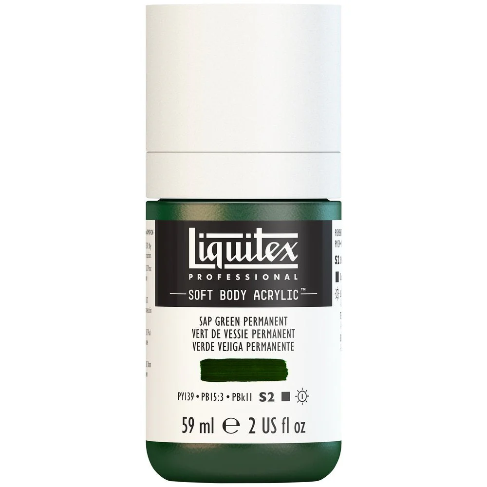 Professional Soft Body Acrylic - Sap Green Permanent - Universal - Image 2