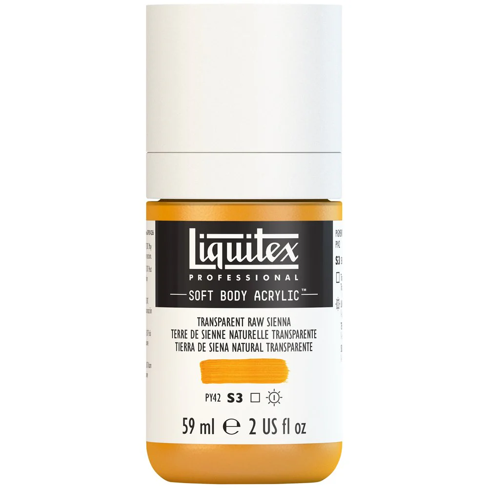 Professional Soft Body Acrylic - Transparent Raw Sienna - Universal - Image 2