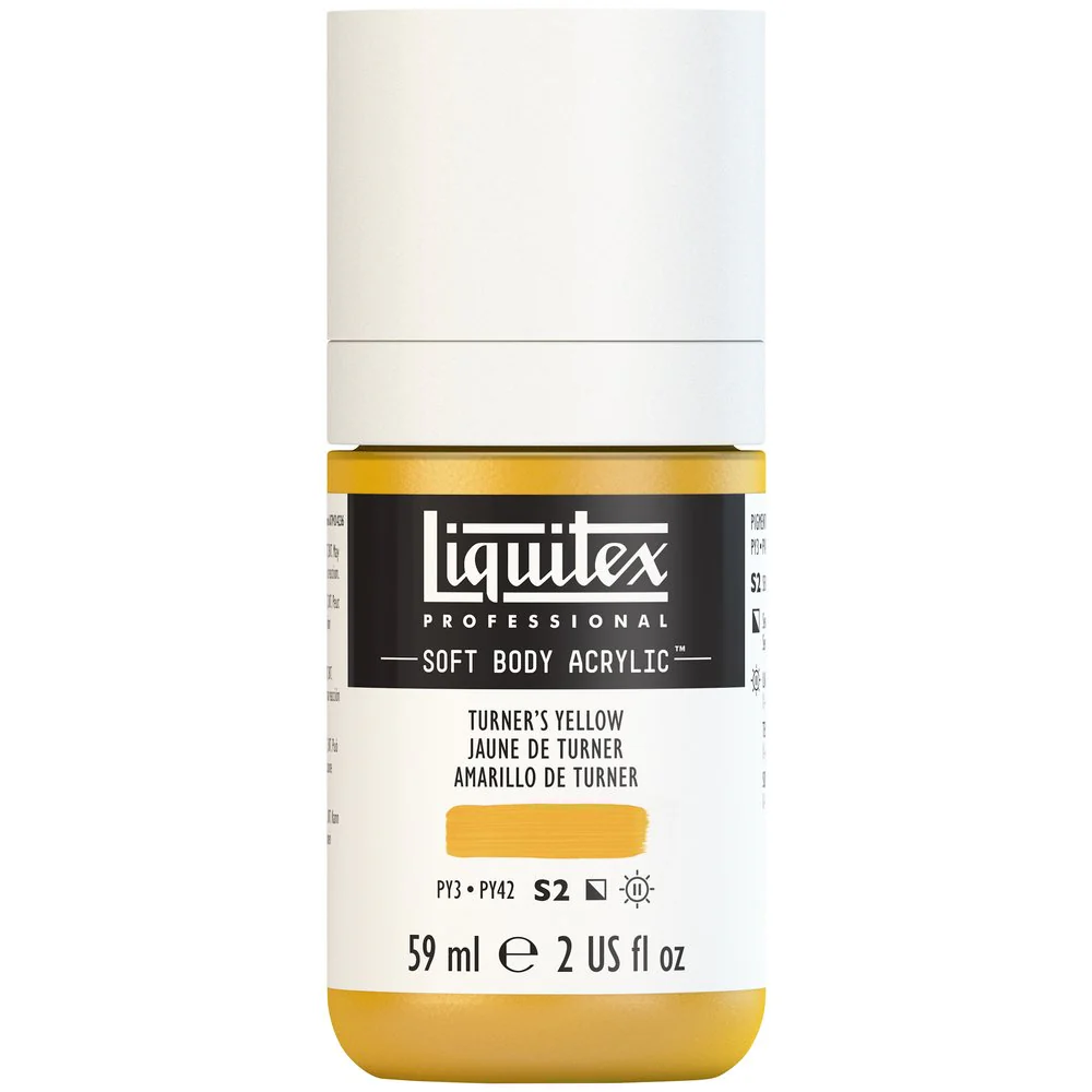 Professional Soft Body Acrylic - Turner’s Yellow - Universal - Image 2