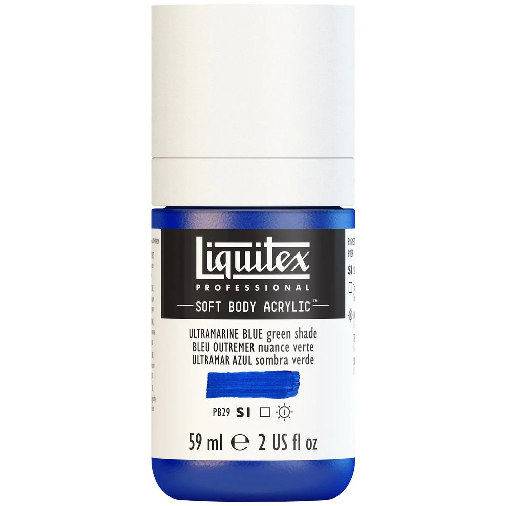 Professional Soft Body Acrylic - Ultramarine Blue Green Shade - Universal - Image 2