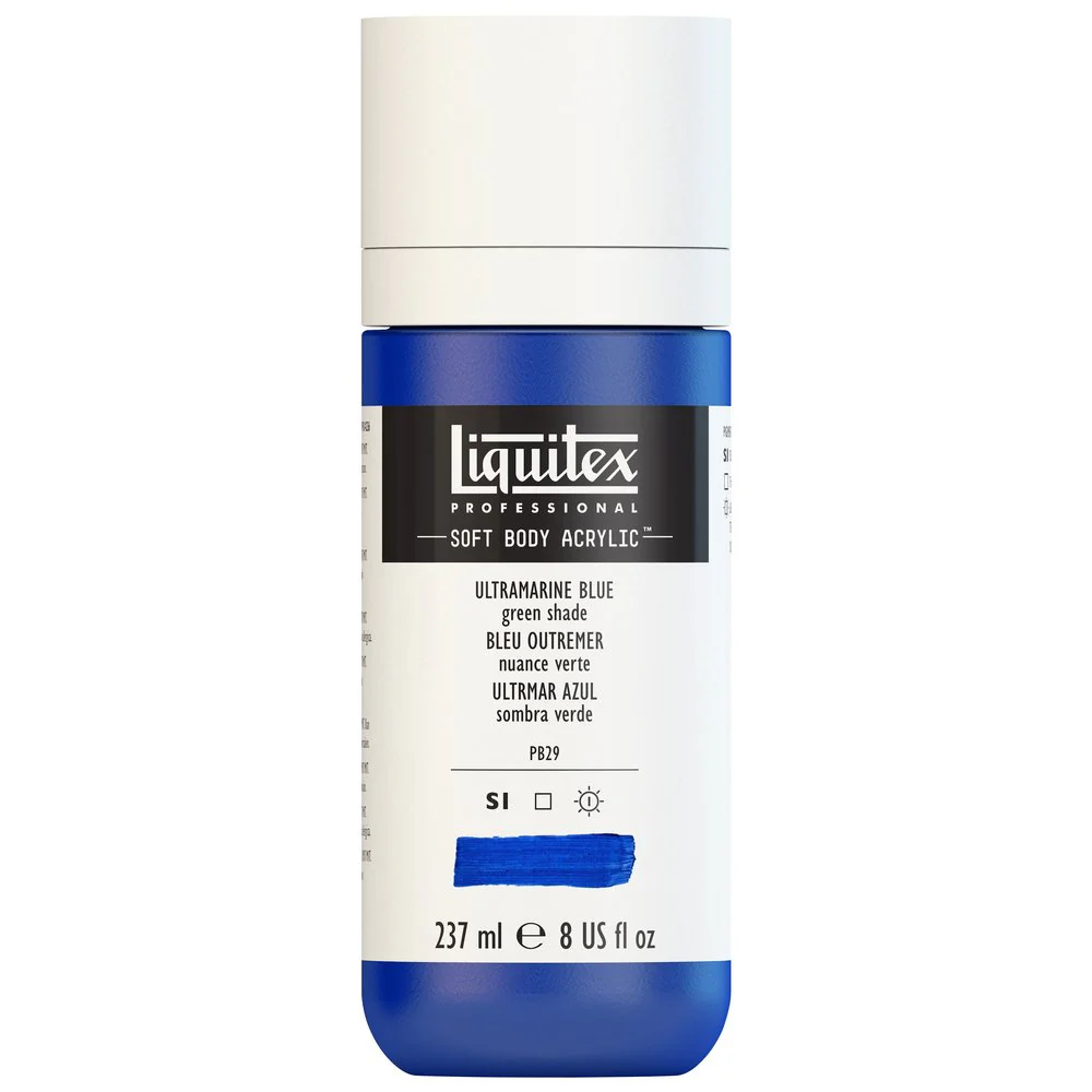Professional Soft Body Acrylic - Ultramarine Blue Green Shade - Universal - Image 3