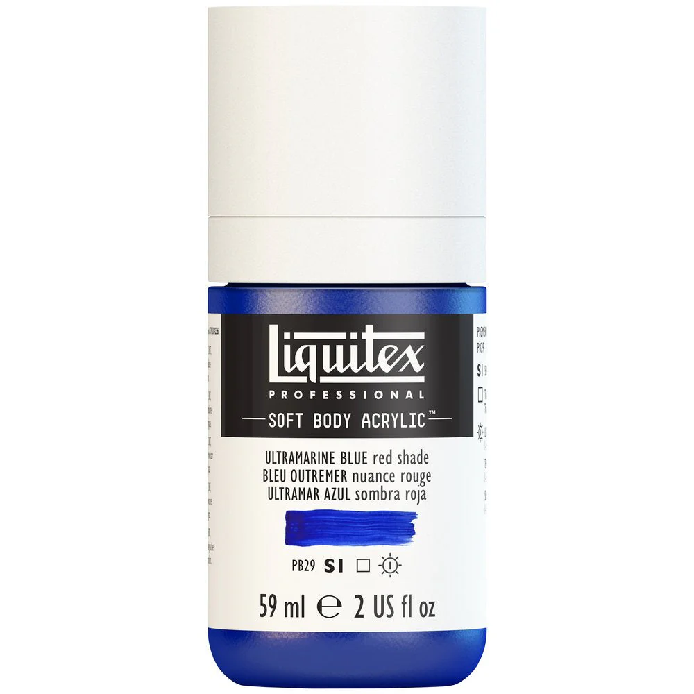 Professional Soft Body Acrylic - Ultramarine Blue Red Shade - Universal - Image 2