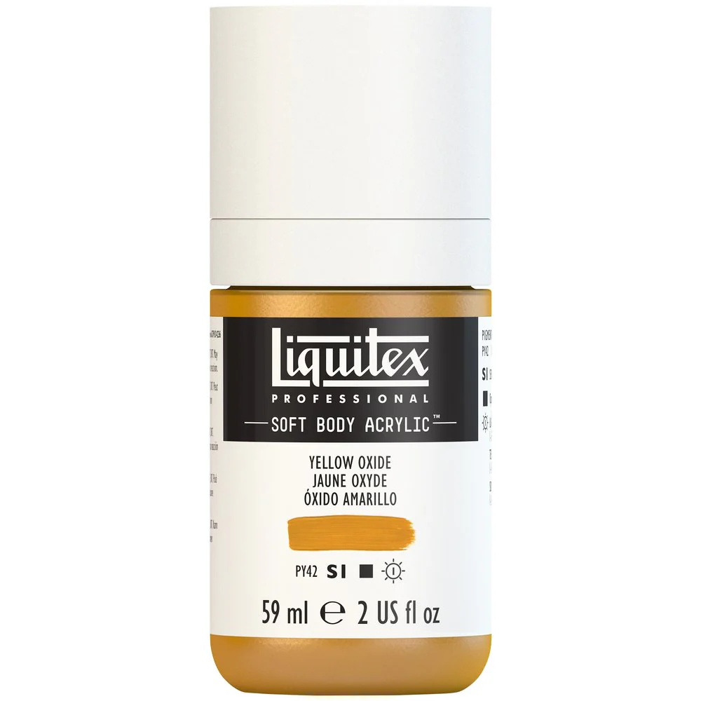 Professional Soft Body Acrylic - Yellow Oxide - Universal - Image 2