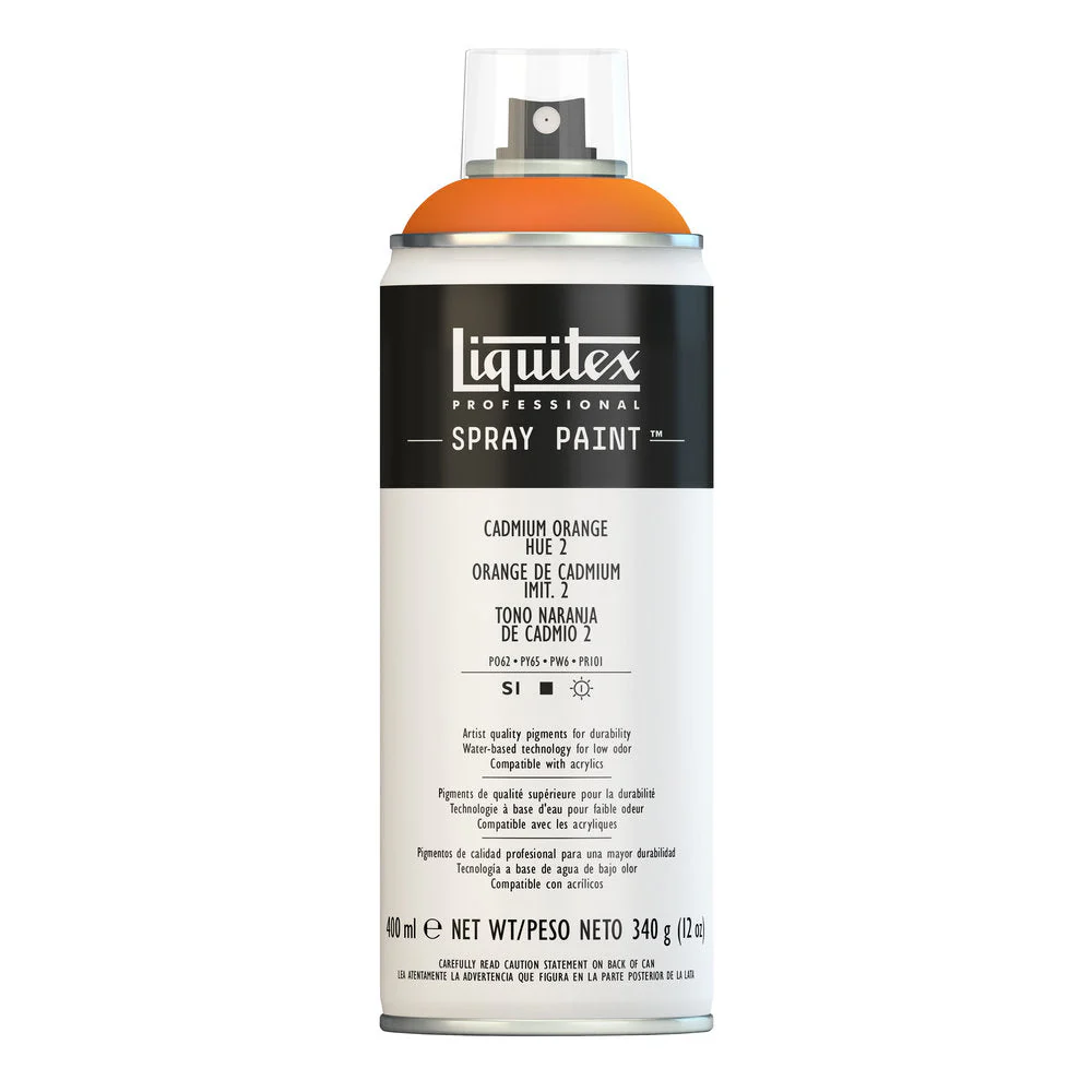 Professional Spray Paint - Cadmium Orange Hue 2 - Image 2